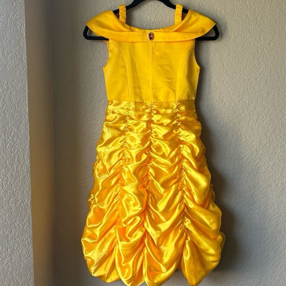 JERRIS APPAREL Belle Costume Halloween Dress, Kids Size 7-8 years old - Picture 5 of 11